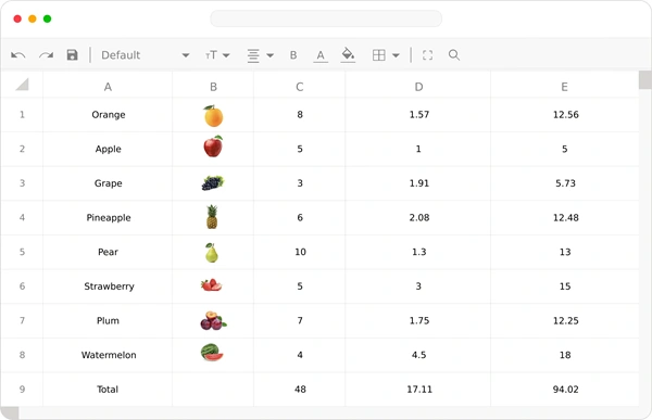 JavaScript Data Grid